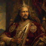 Emperor Tewodros II: Lion of Meqdala Fine Art Canvas Print
