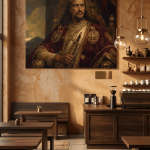 Emperor Tewodros II: Lion of Meqdala Fine Art Canvas Print