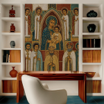Ethiopian Madonna and Child Icon | Museum-Quality Sacred Wall Art Canvas Print