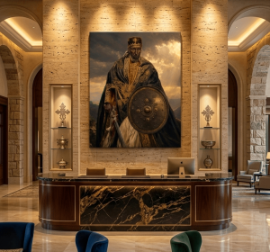 Ras Alula Engida Ethiopian Warrior General Royal Portrait Canvas Art | Museum Quality Historical Fine Art Wall Decor