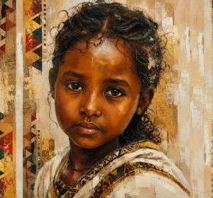 Ethiopian Soul Portrait Canvas Art | Canvas Addis