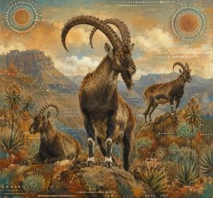 Ethiopian Highlands | Walia Ibex Fine Art Print | Canvas Addis