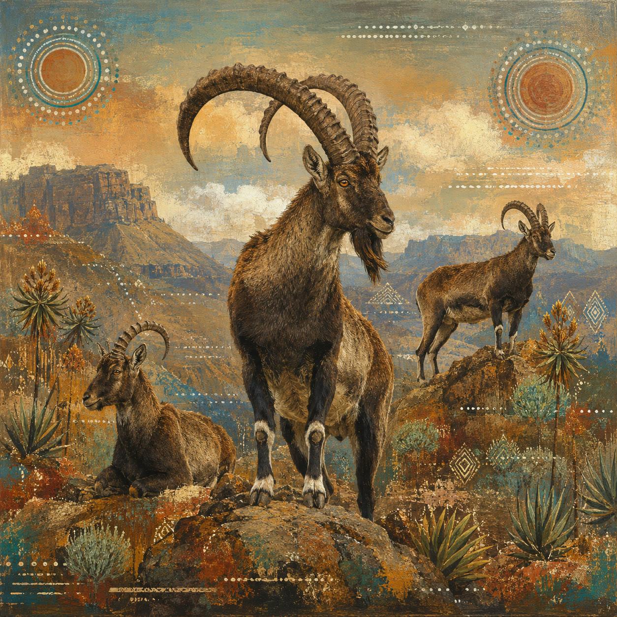 Ethiopian Highlands | Walia Ibex Fine Art Print | Canvas Addis