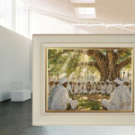 Borena Gadaa Assembly Under the Sacred Odaa Tree Watercolor