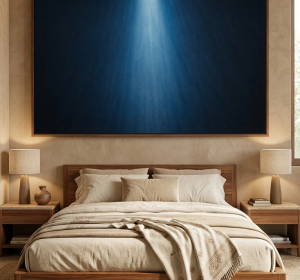 Deep Blue Underwater Canvas Wall Art