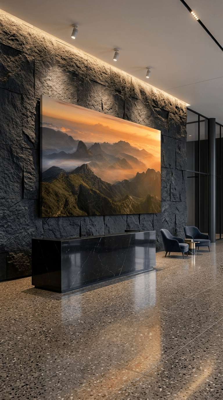 Majesty of the Simiens: Cinematic Dawn Mountain Vista Canvas