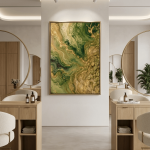 The Foundation Green – Luxury Coffee Ritual Acrylic Print