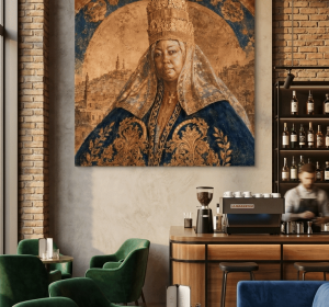 The Sovereign Mind: Empress Taytu Betul Heritage Canvas Art