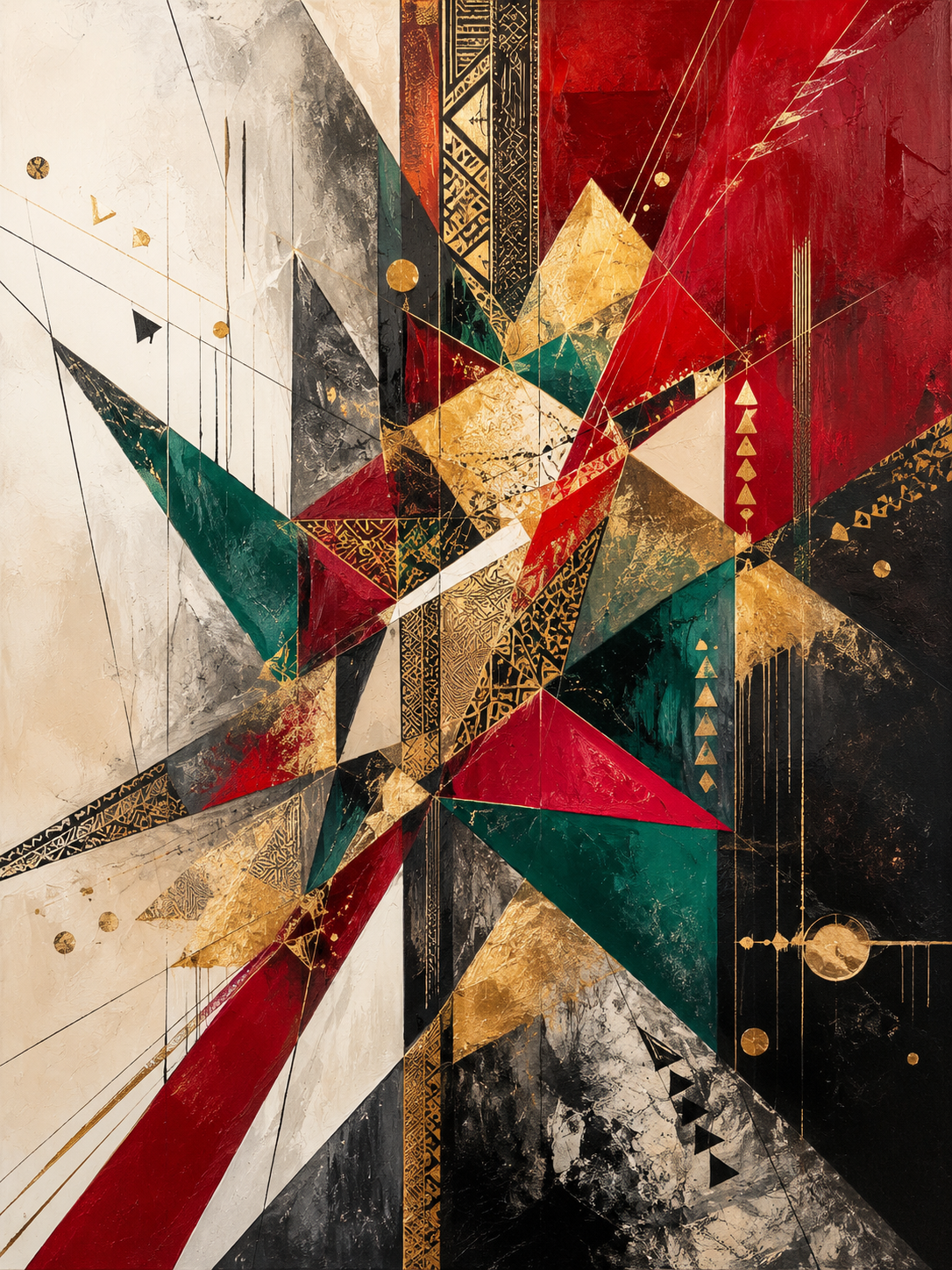 Tibeb Geometric Weaving Avant-Garde Abstract